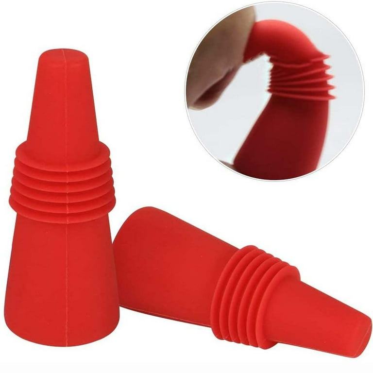 DYTTDG Tommee Tippee Bottle 5Pcs Reusable Silicone Wine Bottle Stopper Beverage Bottle Stopper Wine Stopper Dish Drying Rack