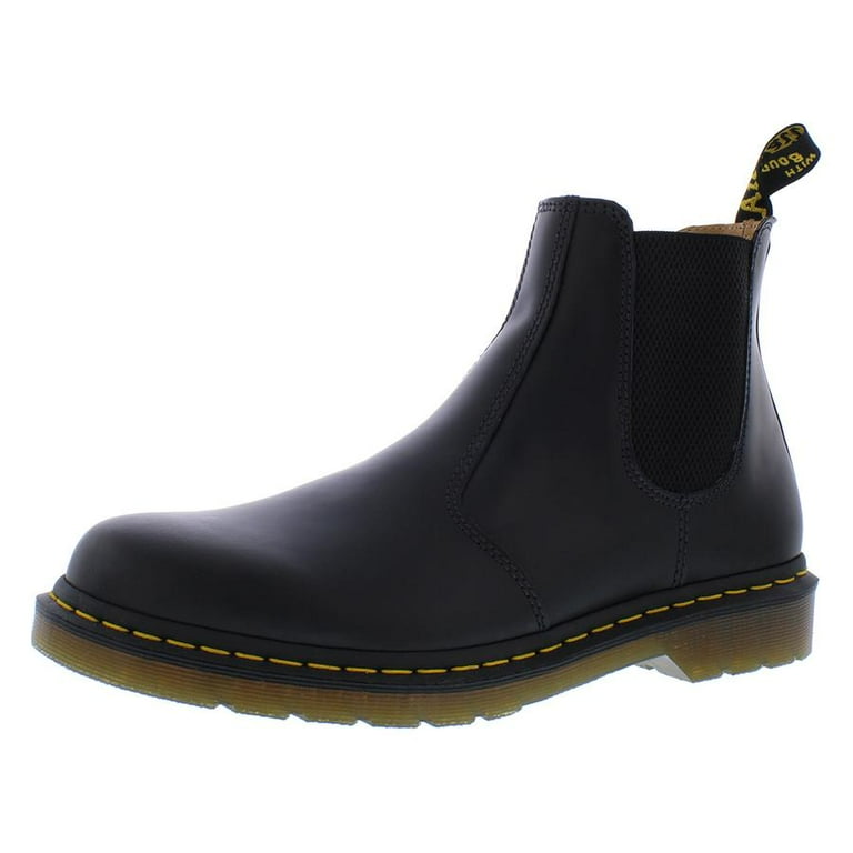 靴 Dr. Martens 2976 CHELSEA BOOTS UK8 Dr. Martens Chelsea Ankle Boots - Black Smooth Black (Men's