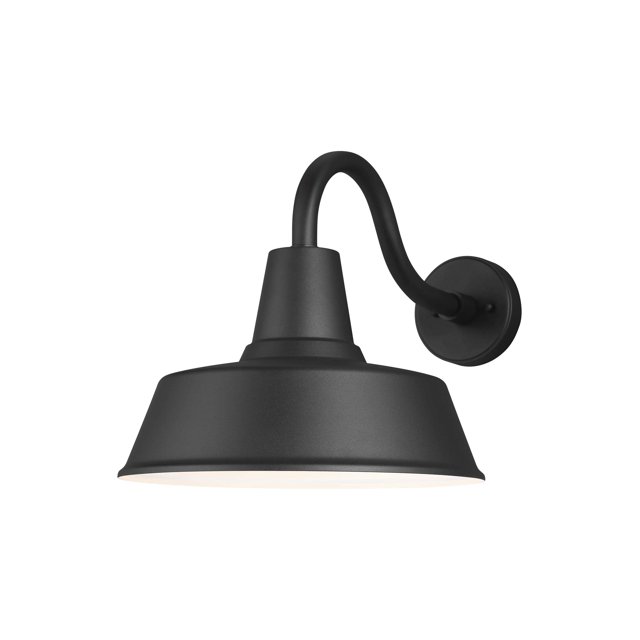 Generation Lighting 8737401EN3-12 Barn Light Large One - Light Outdoor Wall Lantern Outside Fixture - Black