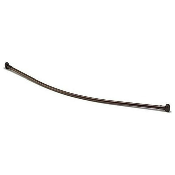 BarclayCurved 66" Shower Rod w/Flan