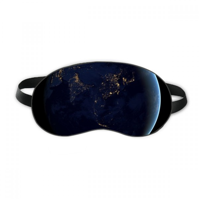 Universe Space Blue Planet Earth Sleep Eye Shield Soft Night Blindfold Shade Cover