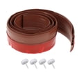thumbnail image 4 of GROWTH TANK Door Draft Stopper Windproof Sealing Tape Door Bottom Protection Easy to Install Brown, 4 of 9