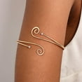 thumbnail image 2 of Arm Cuff Gold Cuff Jewelry for Women Upper Arm Bracelet Trendy Bangle Bracelets Armband Jewelry, 2 of 13