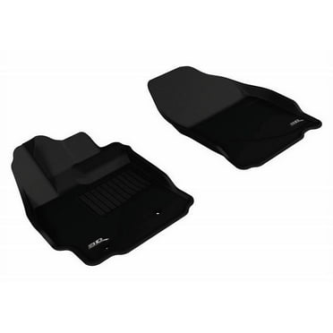 3D MAXpider 2014-2016 Fits Scion TC 1st Row Black Kagu Carbon Fiber Embossed Pattern Floor Mat L1SC00411509
