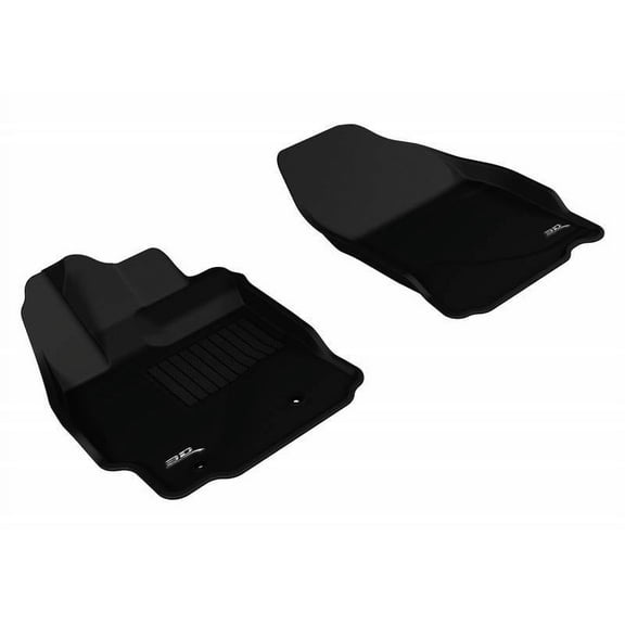 3D MAXpider 2014-2016 Fits Scion TC 1st Row Black Kagu Carbon Fiber Embossed Pattern Floor Mat L1SC00411509