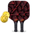 thumbnail image 1 of Pickleball Factory PB00042-2-G Ensemble de Pickleball - Pagaies de Pickleball Chocolat Usapa, Ensemble de Pickleball pour Allée, Fibre de Verre Graphite, 1 of 1