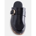 thumbnail image 4 of Scenario Women's Studded Faux Leather Platform Clogs, 4 of 6