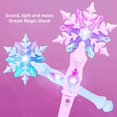 thumbnail image 4 of LED Magical Princess Wand Musical Toy With Dynamic Music ABS Magical Stick For Girl Pretend Play Activity Dressingup Pink, 4 of 4