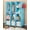 Light Blue, variant on Baby Closet Organizer for Nursery - Durable Baby Wardrobe Armoire for Closet - Customizable Dresser Shelves - Waterproof Shelf Clothes Organizer w/Wall Fixation (Light Blue)