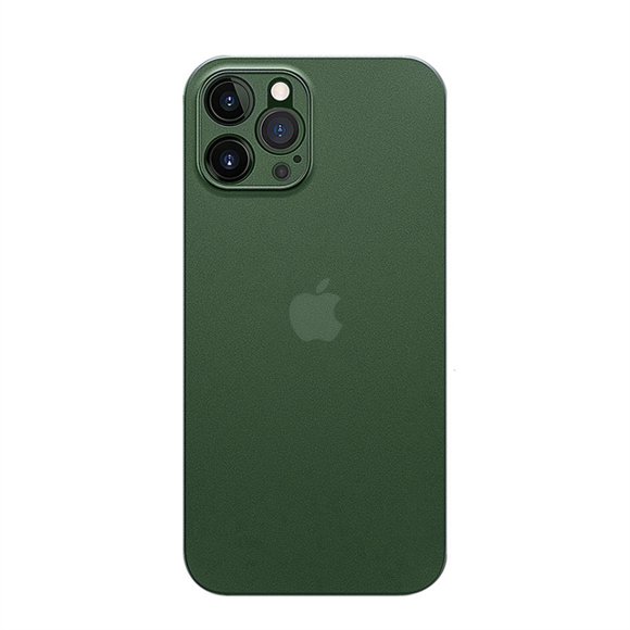 Funda ultrafina para iPhone carcasa trasera transparente de PP duro mate transparente para modelos 14 13 12 Mini 11 Pro Max X XS XR 7 8 Plus