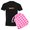 With Pink Pant, variant on CafePress - Abaco Island Bahamas Pajamas - Men's Dark Loose Fit Cotton Pajama Set
