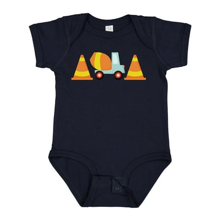 

Inktastic Cement Mixer Construction Gift Baby Boy Bodysuit