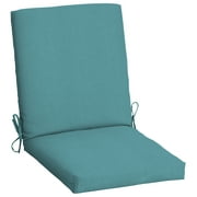 Mainstays 37"L x 19.5"W Turquoise 1 Piece Rectangle Outdoor Chair Cushion