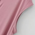 thumbnail image 6 of Wyobmus Women's Button Down Tank Tops Sleeveless Crew Neck Open Front Crop Vest Summer Going Out Y2K Clothes Pink, 6 of 7