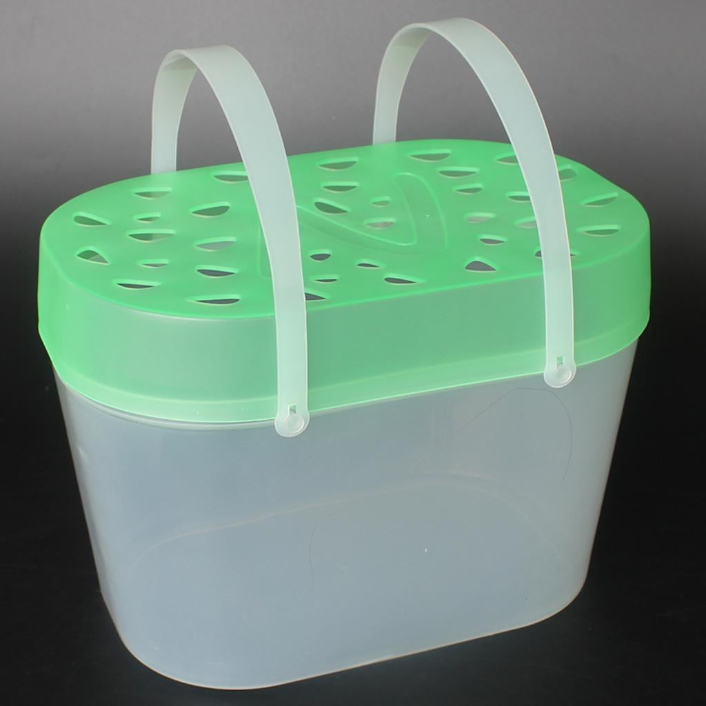koolsoo Portable Large Hamster Mouse Rat Box Cage Transport Travel Case - as described, S S