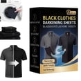 thumbnail image 1 of Black Fabric Dye Sheets 2-Pack - Laundry Color Restorer for Faded Blacks, 1 of 8
