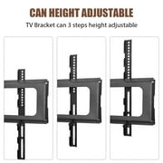 Modern TV Stand for TVs up to 32-65 inch, Universal Swivel Floor TV Stand with Storage, Height Adjustable Entertainment Center Stand, Mounted TV Table Media Console, Holds up to 110 lbs, D4637