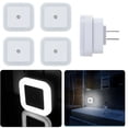 thumbnail image 4 of Set of 4 LED Night Light with Auto Dusk to Dawn Sensor Plug In Wall Square Light, 4 of 9