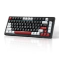 thumbnail image 1 of Teclado mecánico para juegos MageGee STAR75 75% con interruptores amarillos, 1 of 8