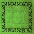 thumbnail image 1 of Ahgly Company Indoor Square Oriental Green Industrial Area Rugs, 3' Square, 1 of 4