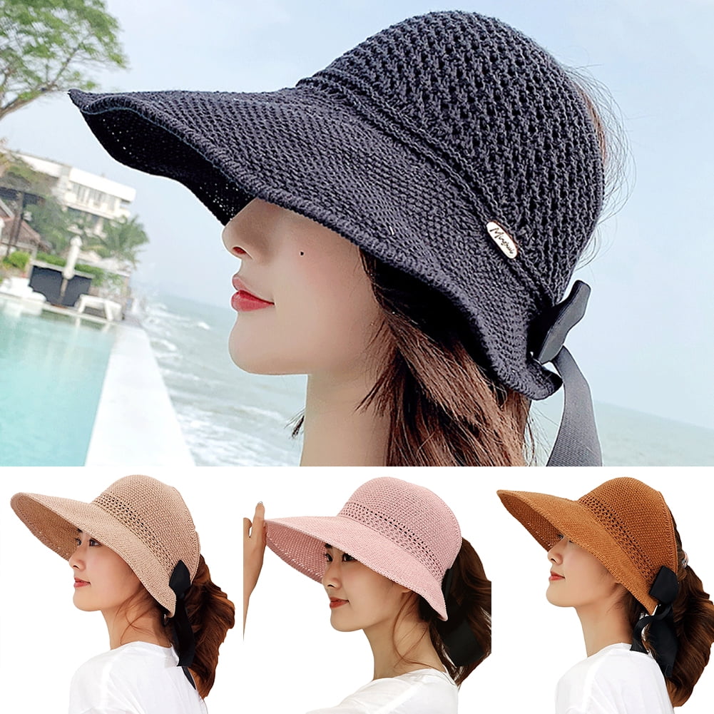 Summer Sun hat Women Bowknot Basin Hats Ladies Beach Sunscreen Outdoor Cap Spring and Summer Visor Summer Sun hat Women Bowknot Basin Hats Ladies Beach Sunscreen Outdoor Cap Spring and Summer Visor