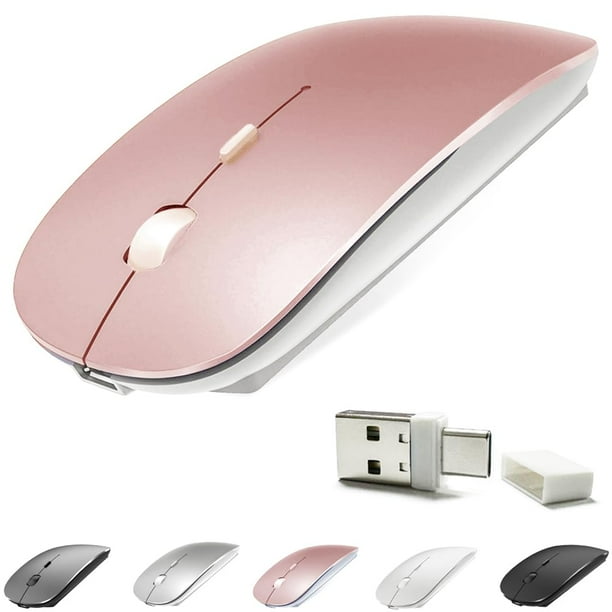 Ratón Bluetooth KLO 4 modos recargable BT3.0/5.2+USB-2.4G