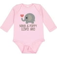 thumbnail image 3 of Inktastic Nana and Poppy Love Me Boys or Girls Long Sleeve Baby Bodysuit, 3 of 5