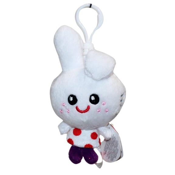 Ty Beanie Baby (Plastic Key Clip) - Honey the Bunny, Moshi Monsters  – UK Exclusive  - Stuffed Animal