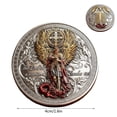 thumbnail image 3 of Commemorative Coin Metal Handicraft Gift, Biblical Strength Light Protection Theme, Collectible Present for Spiritual Encouragement, Exquisite Craftsmanship for Display Collection, 3 of 7