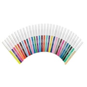 School Smart Washable Markers, Fine Tip, Assorted Colors, Pack of 30
