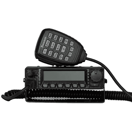 Recent RS-900 high frequency 134-175.99MHz analog mobile radio station, VHF/UHf optional single frequency mobile vehicle intercom, with dual frequency display