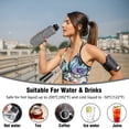 thumbnail image 3 of KEMIER Collapsible Water Bottles Leakproof Valve Reusable BPA Free Silicone Foldable Water Bottle for Sport Gym Camping Hiking Travel Sports Lightweight Durable 23.6oz 700ml（Grey）, 3 of 8