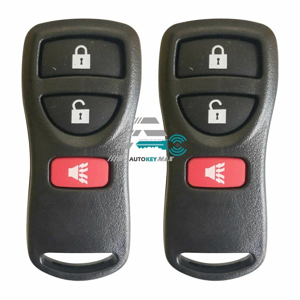 2 Replacement Keyless Entry Remote Key Fob for Nissan Frontier Titan Xterra 