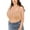 Beige, variant on Bras For Women Underwear Bralette Crop Top Female Bra Push Up Brassiere Bra Thin Cup Bra Deep V Plus Size Unpadded Bra Comfy Bra Beige