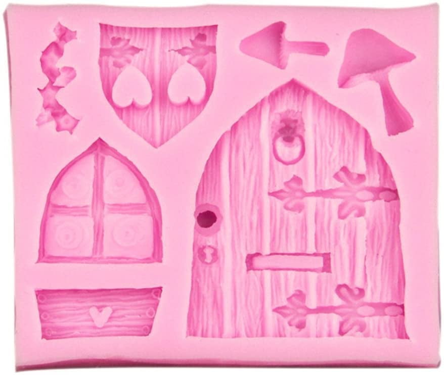 3D Fairy House Silicone Fondant Mould Cake Decorating Chocolate Clay Mold W 
