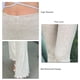 thumbnail image 5 of Pantalones acampanados para mujer, talle alto, color puro, rayas largas, pantalones de salón con parte inferior acampanada, para fiesta diaria, trabajo, caqui L, 5 of 6