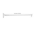 thumbnail image 2 of OULII Silver Drapery Pull Rod for Blinds Easy PushPull Design Aluminium Alloy and Plastic 0.75m, 2 of 8