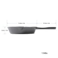 thumbnail image 2 of HAWOK Mini Pre- seasoned Cast Iron Skillet,Dia.6 inch Round pan cast iron server frying pan…, 2 of 8