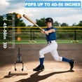 thumbnail image 2 of Softball  Pop | Baseball Pop for Hitting Without a Pitcher(Compatible with Practice Wiffle Balls, 4 Softballs Included), 2 of 6