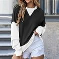 thumbnail image 2 of Women’S Sweatshirt Long Sleeve Sweatshirt for Women Pullover for Women Black Sweatshirt for Woman Trendy Winter Clothes for Women Cute Sweatshirt, 2 of 7
