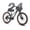 Black, variant on 24 Inch Mountain Bike for Teens, 7-Speed, Aluminum Frame, Dual Disc Brakes, Suspension Fork, Unique Gradient Color (Blue/Purple/Red)