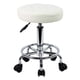 thumbnail image 1 of Silla con ruedas KKTONER de piel sintética regulable en altura, 1 of 8
