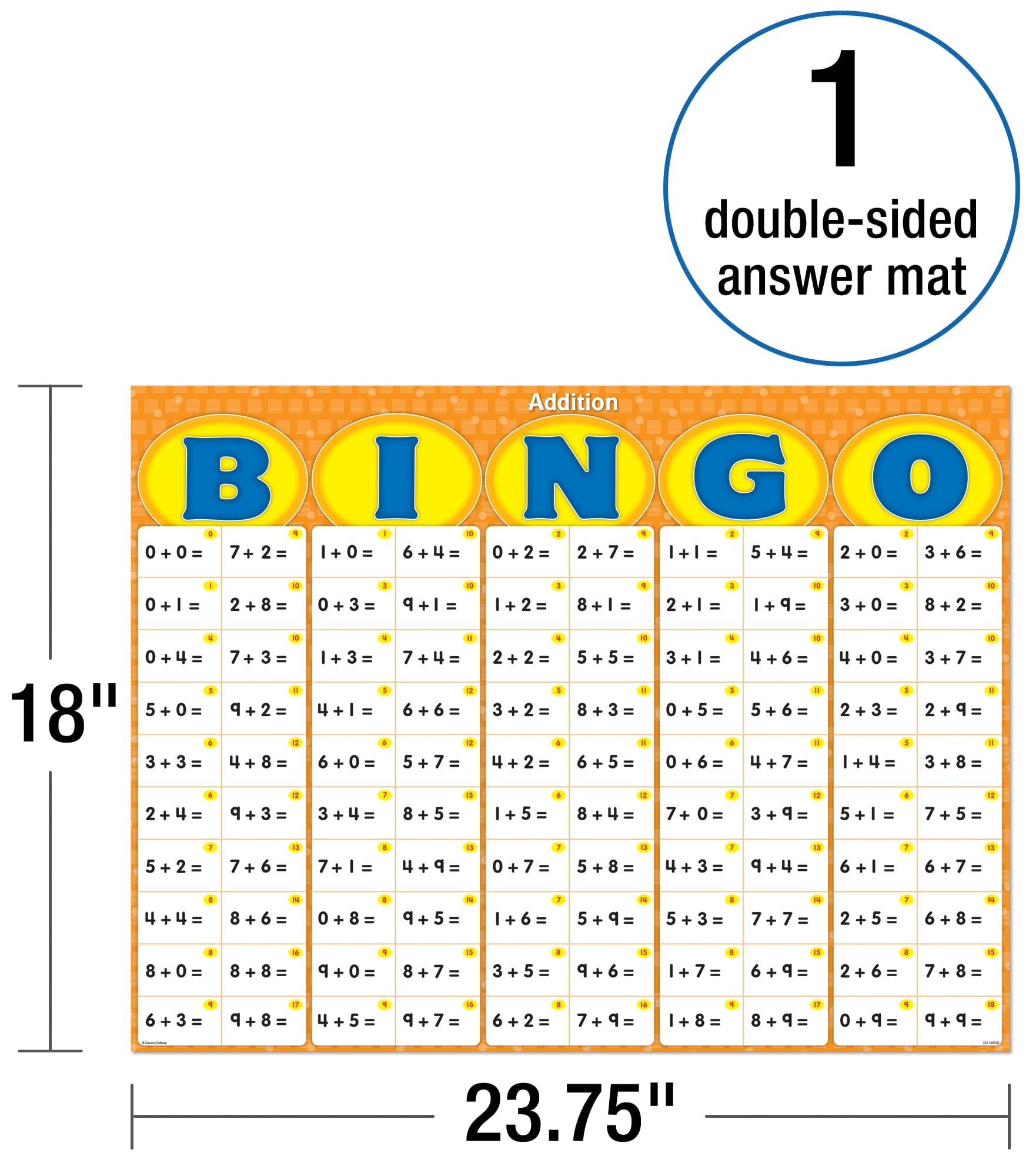 Learning Advantage QUIZMO Vocabulary - 36 Double-Sided Game Boards -  Bingo-Style