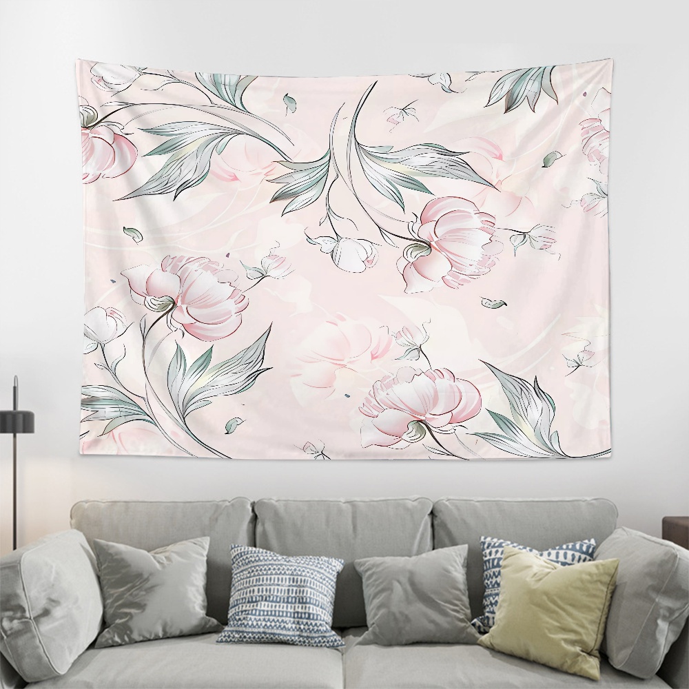 FUNOA Tapestry Plant Polyester Modernist Style Daily Decorative Extra