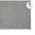 thumbnail image 6 of FH Home Machine Washable Area Rug - Hand Woven, Stain Resistant, Pet Friendly - Premium Recycled Polyester Yarn - Diamonds - Kitchen, Bathroom, Laundry Room - Veria - Gray & White - 3 x 5 ft, 6 of 8