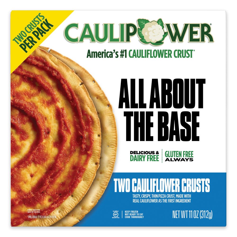 CAULIPOWER Cauliflower Pizza Crusts, 2 Pack, 11 oz