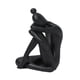 thumbnail image 5 of Escultura abstracta, decoración de escritorio, sujetalibros decorativo, centro de mesa, arte moderno Negro, 5 of 9