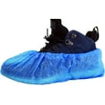 thumbnail image 1 of Protection de Couvre-Chaussures Jetable - Lot de 100 Pcs - Imperméable - Taille Unique - Bleu, 1 of 3