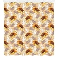 thumbnail image 3 of Ambesonne Yellow Flower Shower Curtain, Sunflower Blossom, 69"Wx84"L, Yellow Marigold, 3 of 3