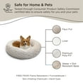 thumbnail image 6 of Best Friends by Sheri The Original Calming Donut Dog and Cat Bed in Lux Fur Oyster, Medium 30x30", 6 of 6